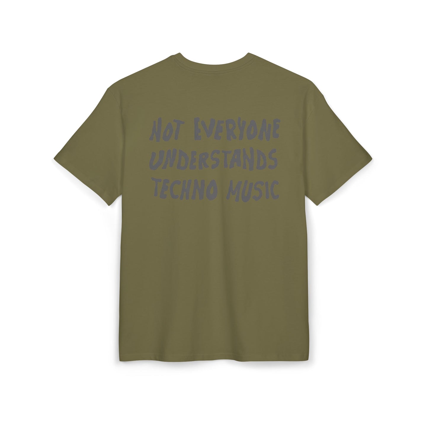 Techno Music - Oversize Backprint T-shirt
