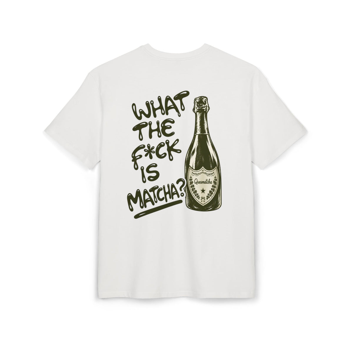 WHAT THE FUCK IS MATCHA - Oversize Backprint T-shirt