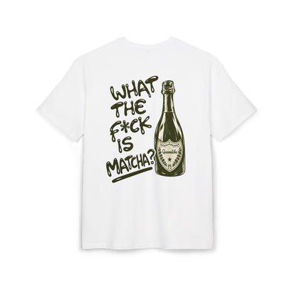 WHAT THE FUCK IS MATCHA - Oversize Backprint T-shirt