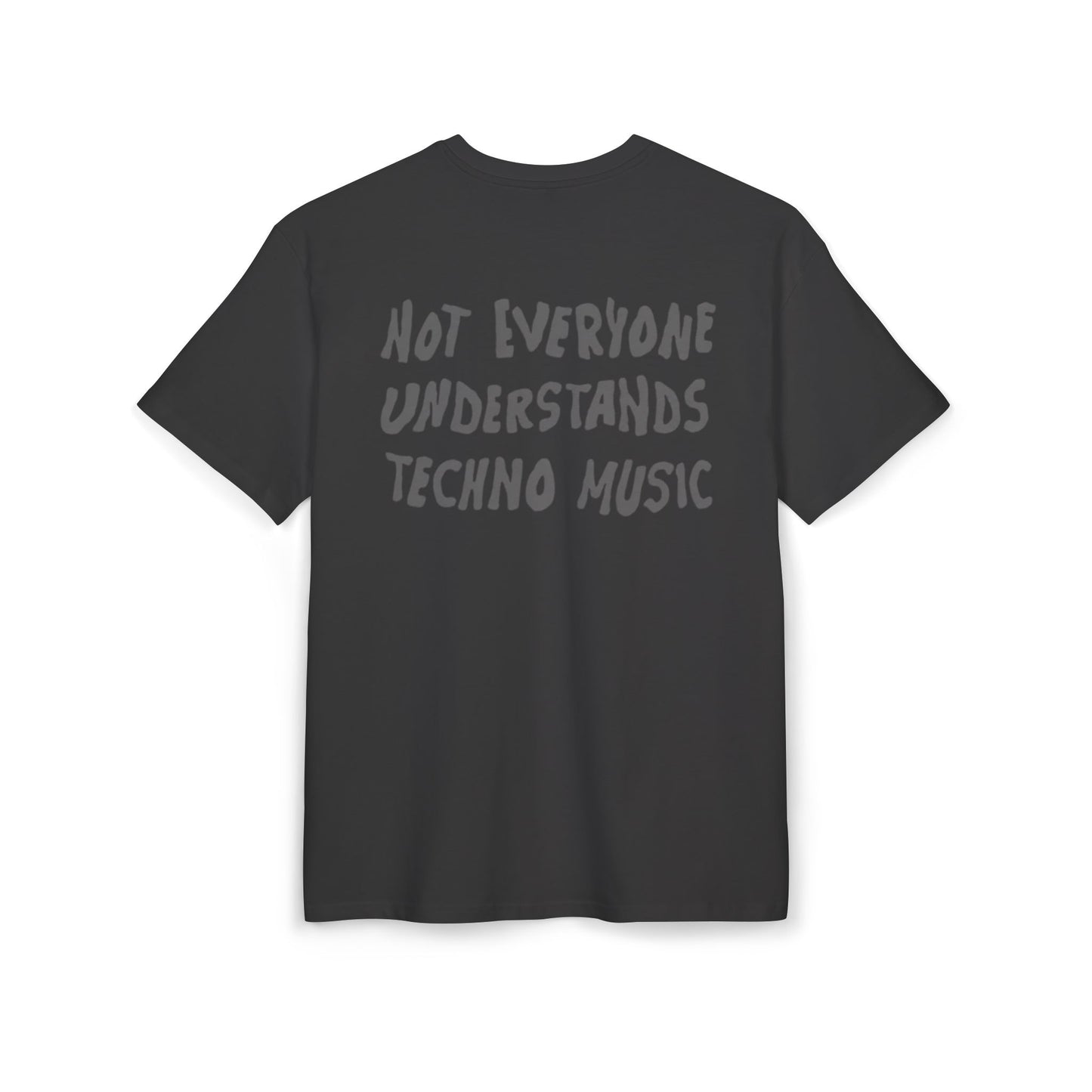 Techno Music - Oversize Backprint T-shirt