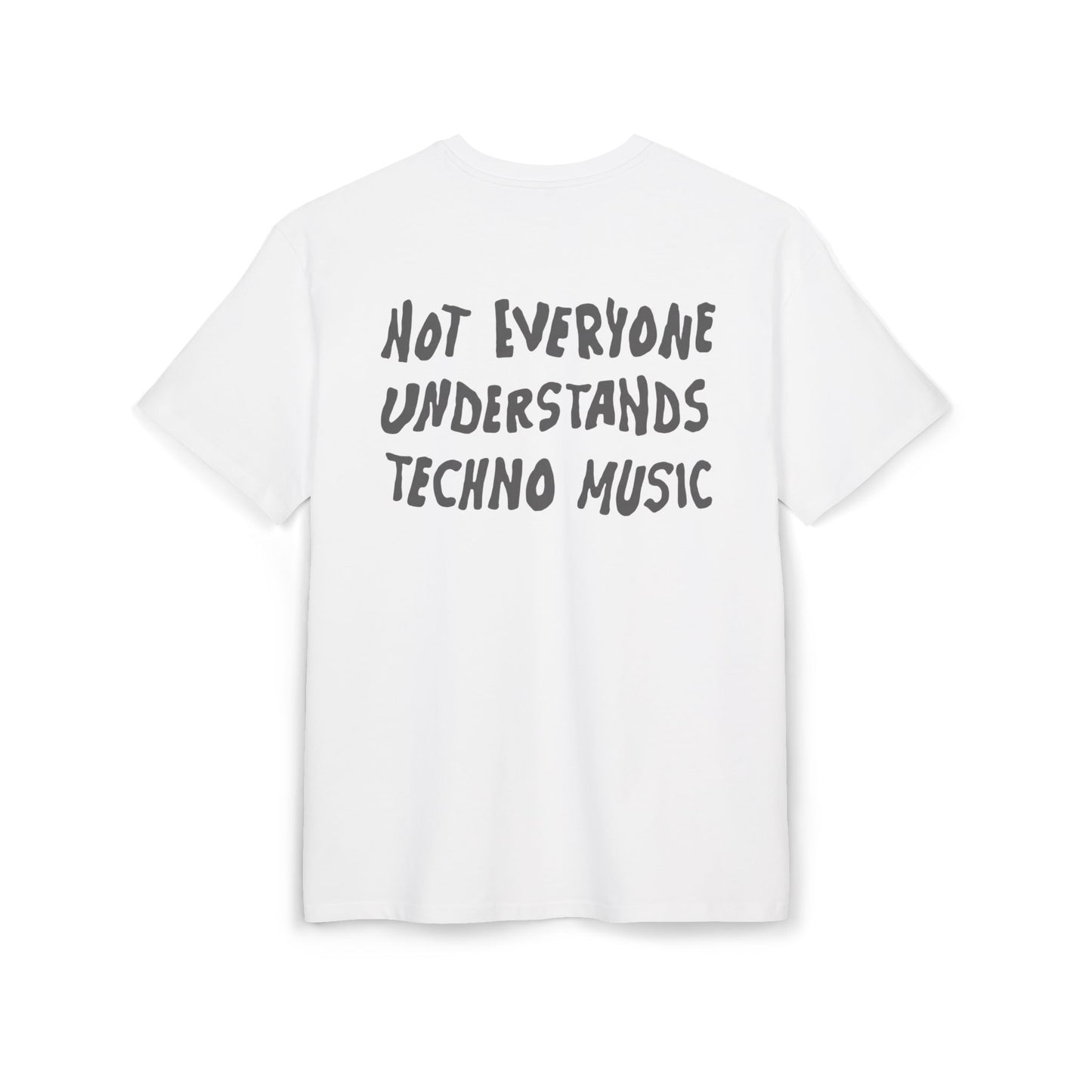 Techno Music - Oversize Backprint T-shirt