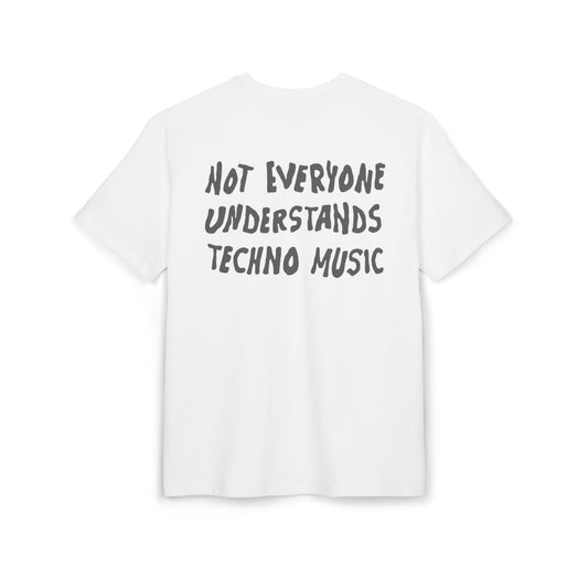 Techno Music - Oversize Backprint T-shirt