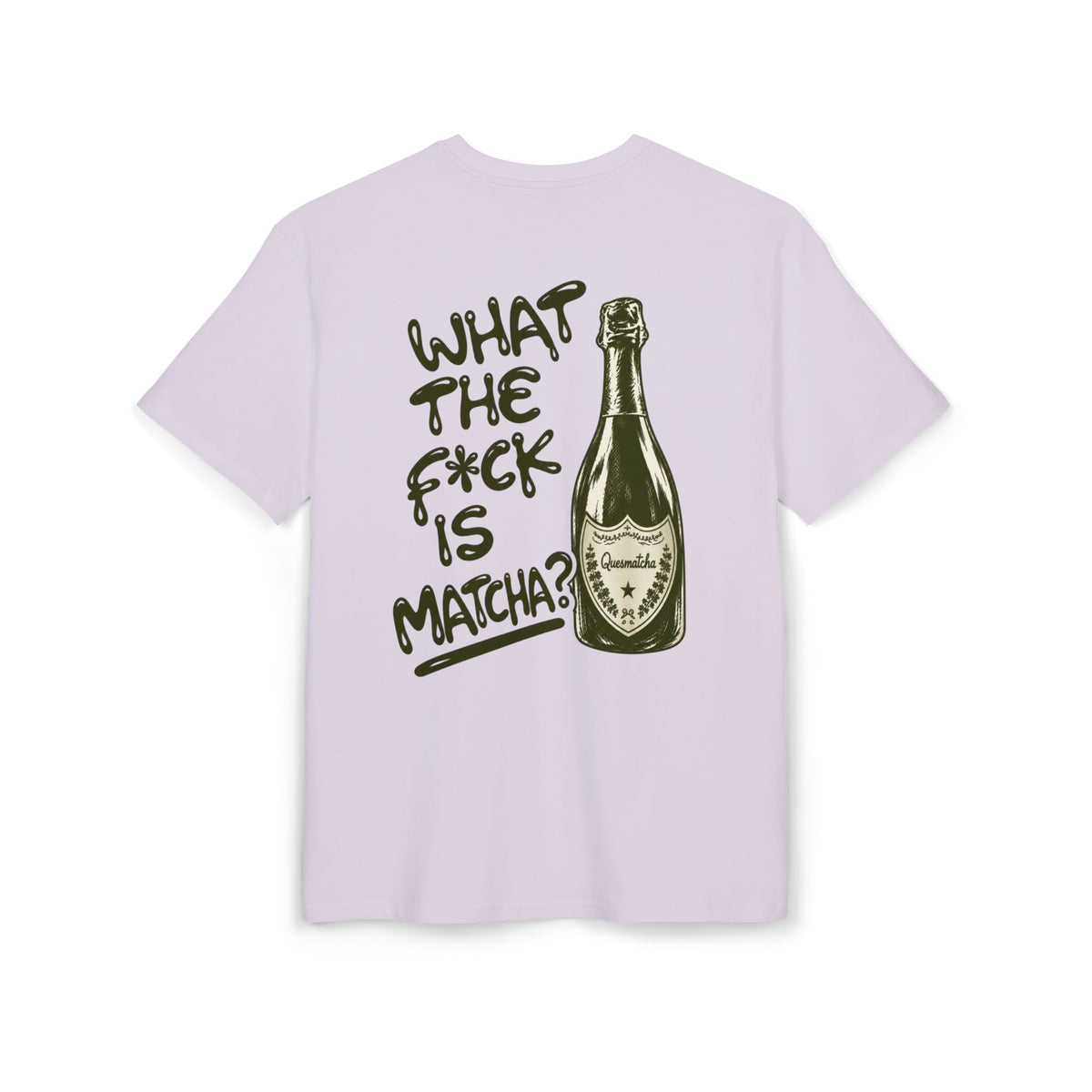 WHAT THE FUCK IS MATCHA - Oversize Backprint T-shirt