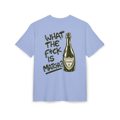 WHAT THE FUCK IS MATCHA - Oversize Backprint T-shirt