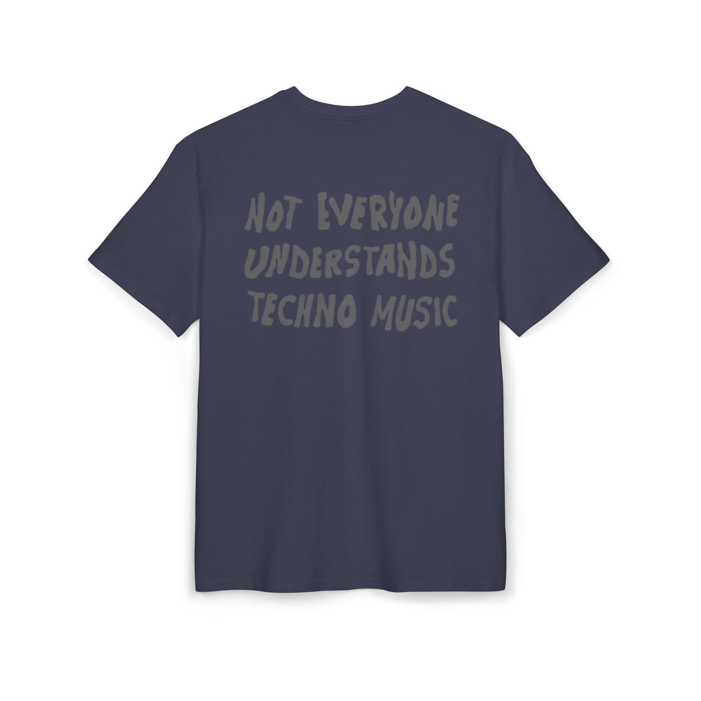 Techno Music - Oversize Backprint T-shirt